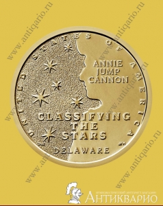 1 доллар США 2019 - Энни Джамп Кэннон (Делавэр). Американские инновации №2