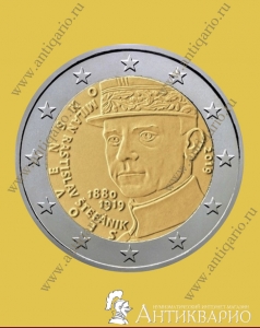 2 евро 2019 Словакия - 100 лет Штефаник