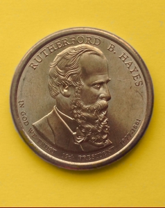 «Rutherford B. Hayes, 19 президент 1877-1881» 1 доллар 2011 года