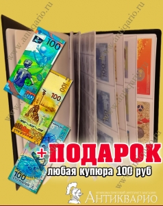 Альбом для всех монет России (простые, цветные и банкноты) 1999-2024 гг.