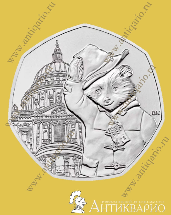 Medved Paddington V Cerkvi Svyatogo Pavla Velikobritaniya 50 Pensov 2019 God